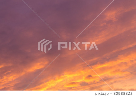 Beautiful sunset sky 80988822