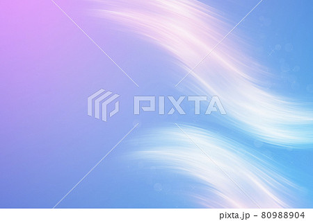 蛍光色のきれいな色に抽象的な光のライン 流動的なカーブ 蛍光色のきれいな色に抽象的な光のライン 流動的なカーブ 80988904