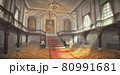 洋館の玄関ホール／イラスト背景 80991681