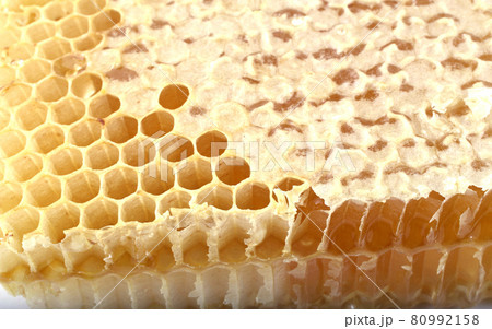 Yellow honeycomb background Yellow honeycomb background 80992158