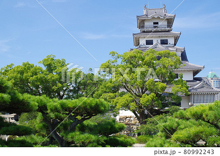 今治城天守の景色 80992243
