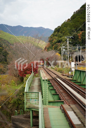 トロッコ電車　嵯峨野号 80992704