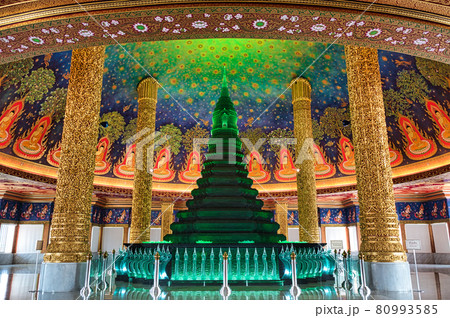 Wat Paknam Bhasicharoen Stupa is a royal temple located in Phasi Charoen district in Bangkok 80993585