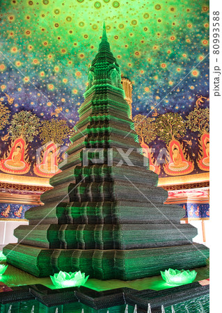 Wat Paknam Bhasicharoen Stupa is a royal temple located in Phasi Charoen district in Bangkok 80993588