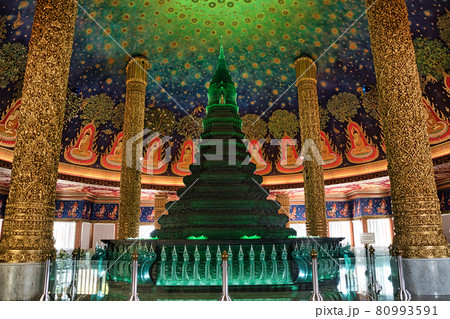 Wat Paknam Bhasicharoen Stupa is a royal temple located in Phasi Charoen district in Bangkok 80993591