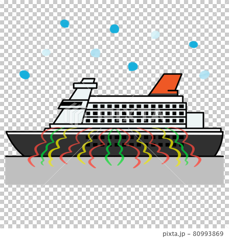 Luxury liner to leave port Luxury liner to leave port 80993869