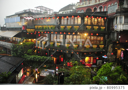 台湾、九份、豎崎路の茶芸館「阿妹茶樓」 80995375