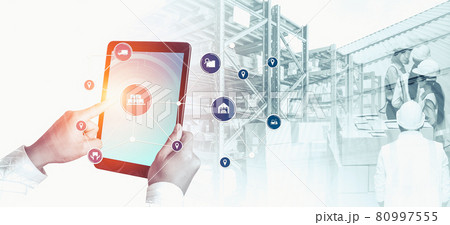 Smart warehouse management system with innovative internet of things technology Smart warehouse management system with innovative internet of things technology 80997555