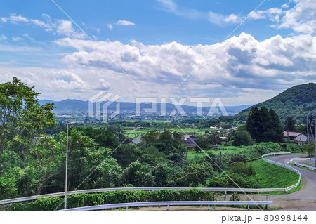 国見サービスエリア 上り 展望台 眺望 国見サービスエリア 上り 展望台 眺望 80998144