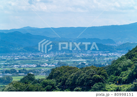 国見サービスエリア 上り 展望台 眺望 国見サービスエリア 上り 展望台 眺望 80998151
