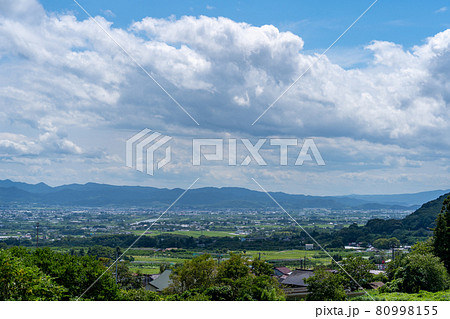 国見サービスエリア 上り 展望台 眺望 国見サービスエリア 上り 展望台 眺望 80998155