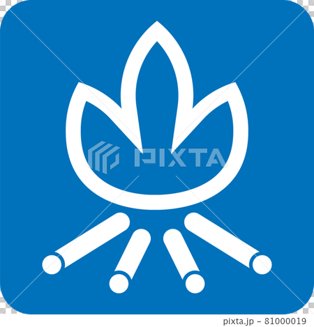 Bonfire pictogram 81000019