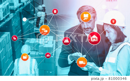 Smart warehouse management system with innovative internet of things technology 81000346