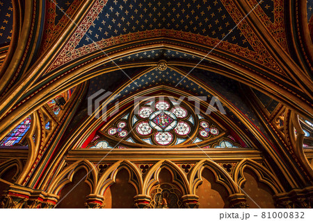 The Sainte Chapelle church, Paris, France The Sainte Chapelle church, Paris, France 81000832