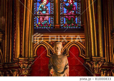 The Sainte Chapelle church, Paris, France The Sainte Chapelle church, Paris, France 81000833