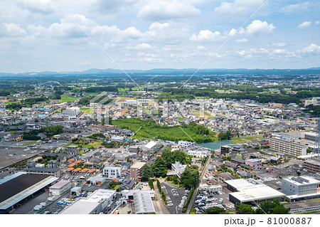 茨城県庁西展望台　西方面 81000887