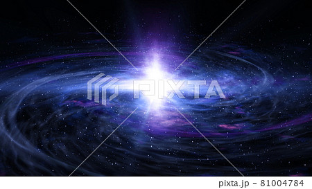 宇宙　銀河　背景素材 81004784