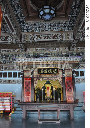 台湾、台中、孔子廟内部 81006786