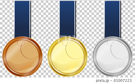 Gold, silver and bronze medals 81007223