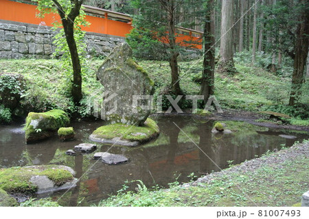 花巻市東和町パワースポット　丹内山神社　境内風景 81007493
