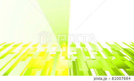 CGスクエア　多数の四角形の背景素材　光源あり 81007664