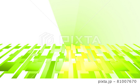 CGスクエア　多数の四角形の背景素材　光源あり 81007670