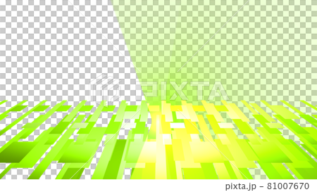CGスクエア　多数の四角形の背景素材　光源あり 81007670