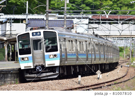 中央本線　上野原　JR東日本　211系　N608編成（長野） 81007810