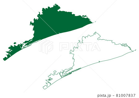 Puri district (Odisha State, Republic of India) map vector illustration, scribble sketch Puri map 81007837