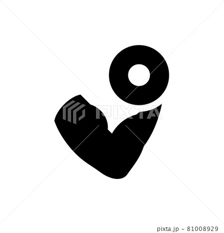 Fitness workout icon 81008929