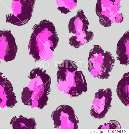 Leopard print pattern. Repeating seamless vector animal background Leopard print pattern. Repeating seamless vector animal background 81009689