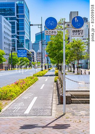 東京の都市風景 虎の門ヒルズ周辺の風景 81009938