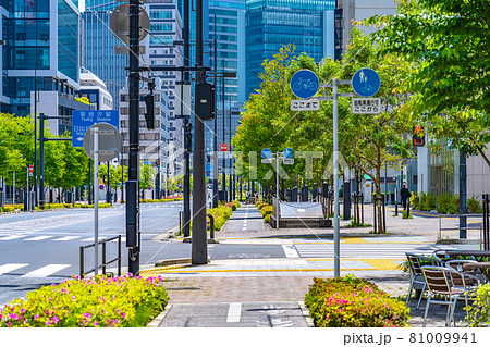 東京の都市風景 虎の門ヒルズ周辺の風景 81009941
