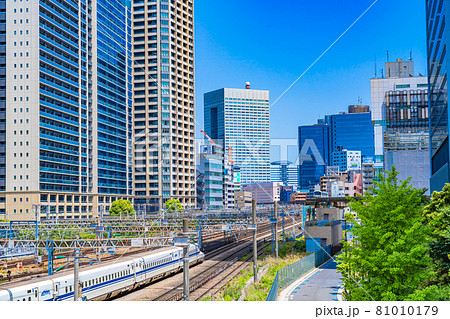 東京の都市風景 田町駅 芝浦口(東口)周辺の風景 81010179