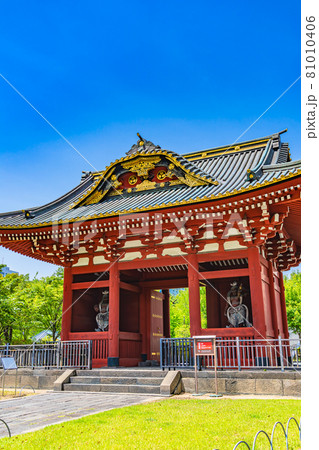 東京の都市風景 重要文化財 旧台徳院霊廟惣門 81010406