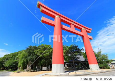 【兵庫県】おのころ島神社の大鳥居 【兵庫県】おのころ島神社の大鳥居 81010550