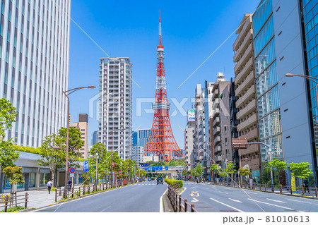 東京の都市風景 赤羽橋周辺の風景 81010613