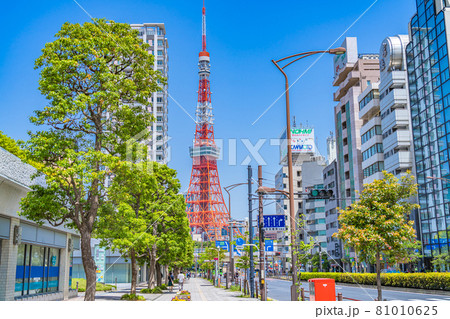 東京の都市風景 赤羽橋周辺の風景 東京の都市風景 赤羽橋周辺の風景 81010625