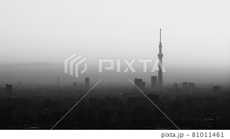 Tokyo city and Tokyo Sky tree tower. Aerial view of tokyo city with famous travel destination landmark for traveller. Tallest structure in world when built. Asakusa Tokyo district Japan. Tokyo city and Tokyo Sky tree tower. Aerial view of tokyo city with famous travel destination landmark for traveller. Tallest structure in world when built. Asakusa Tokyo district Japan. 81011461