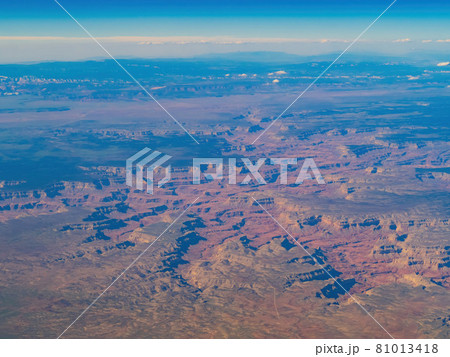 Aerial view of the nature landscape around Coconino County 81013418