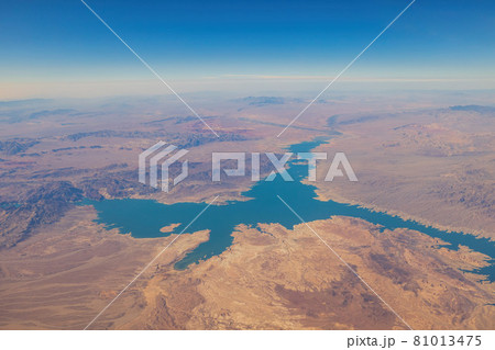 Aerial view of the Lake Mead National Recreation Area Aerial view of the Lake Mead National Recreation Area 81013475
