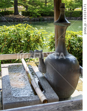 奈良県 法隆寺の手水舎 奈良県 法隆寺の手水舎 81014171
