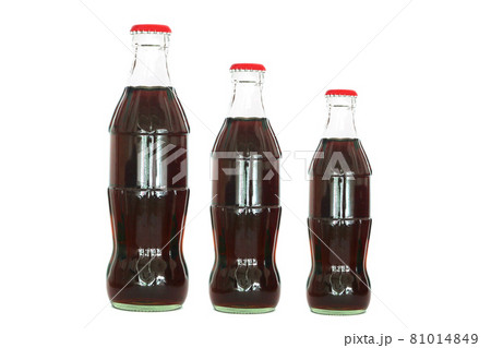 Cola bottle isolate on white background 81014849