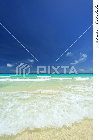 沖縄 伊良部島 渡口の浜 透明度抜群の海 沖縄 伊良部島 渡口の浜 透明度抜群の海 81019191