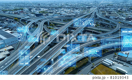 都市交通とテクノロジー 81019343