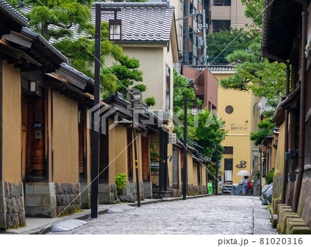 長町武家屋敷跡界隈の路地 81020316