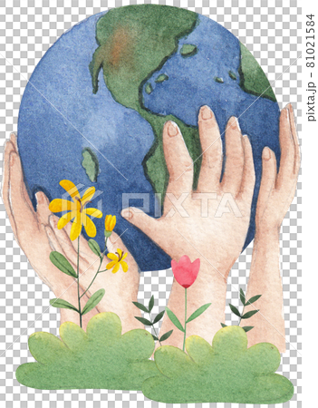 World Environment day watercolor 81021584