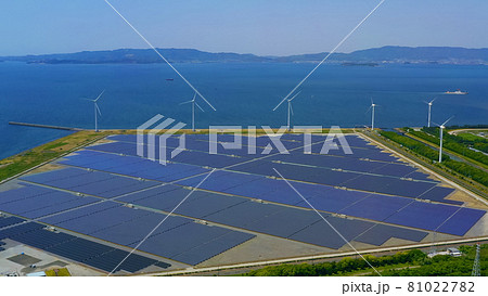 再生可能エネルギー 太陽光発電 風力発電 再生可能エネルギー 太陽光発電 風力発電 81022782