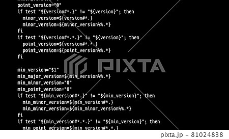ソースコード プログラミング ソフトウェア 別verあり のイラスト素材
