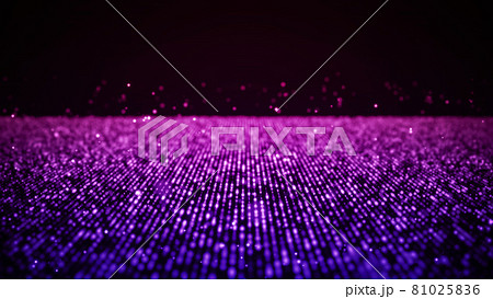 ピンクと紫のパーティクル 81025836